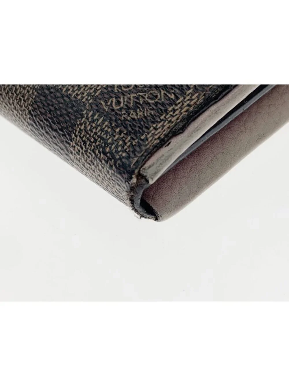 Louis Vuitton Damier Portefeuille Normandy Bifold Wallet Brown